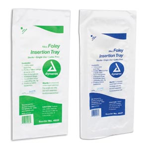 Catheter Insertion Tray Dynarex® Foley Without Catheter Without Balloon ...